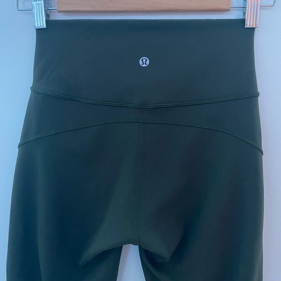 Lululemon Olive Green Leggings - Picture 1 of 10